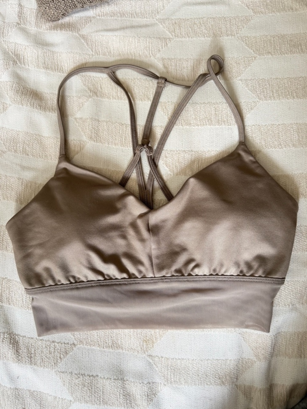 Alo Yoga Strappy Bralette - Taupe